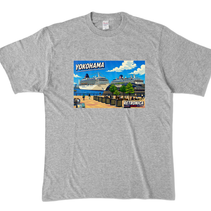 カラーTシャツ - XL - 杢グレー (濃色)