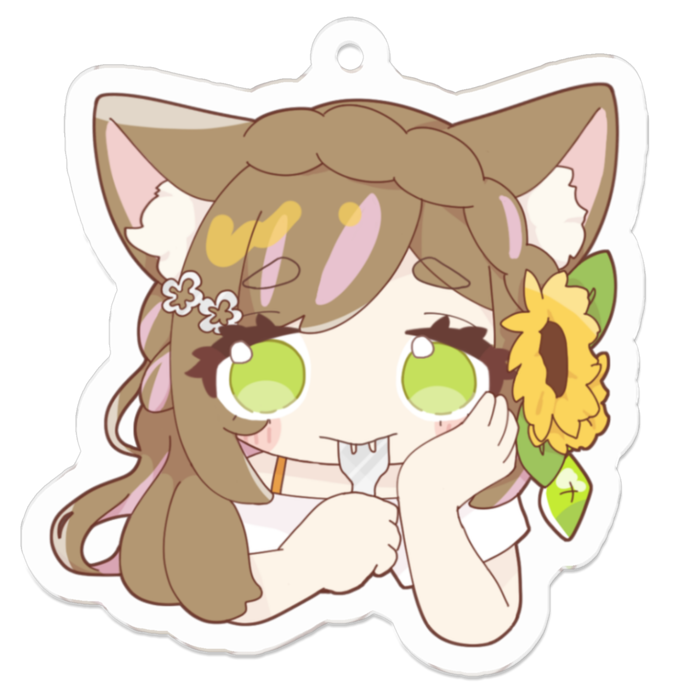 アクリルキーホルダー - 50 x 50 (mm)