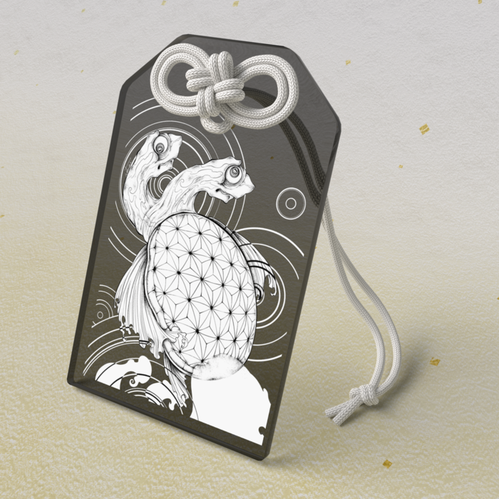 アクリルお守り - 50 × 80mm