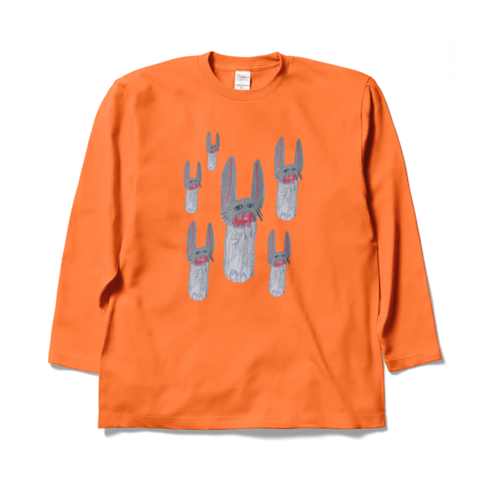 ロングスリーブTシャツ - XL - オレンジ