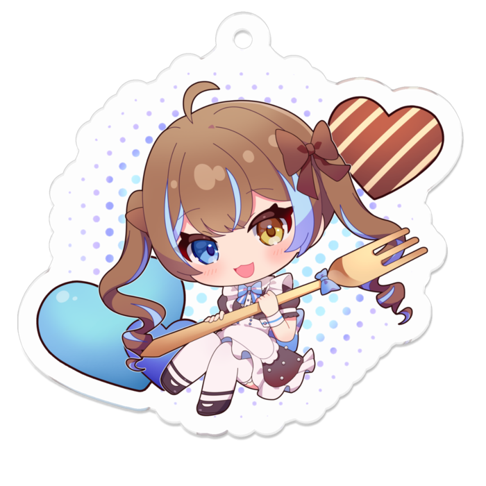 アクリルキーホルダー - 50 x 50 (mm)