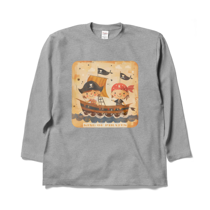 ロングスリーブTシャツ - XL - 杢グレー