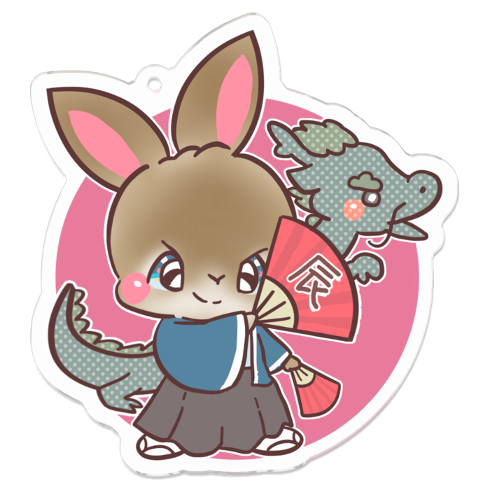 アクリルキーホルダー - 70 x 70 (mm)