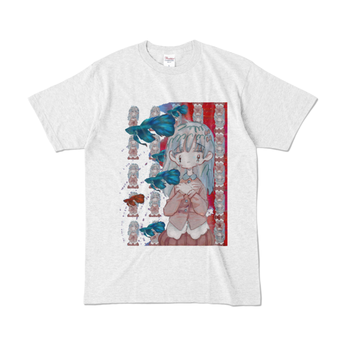 カラーTシャツ - L - アッシュ (淡色)