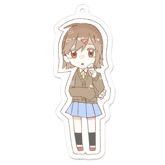 アクリルキーホルダー - 70 x 70 (mm)