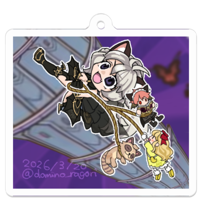 アクリルキーホルダー - 50 x 50 (mm)(61)