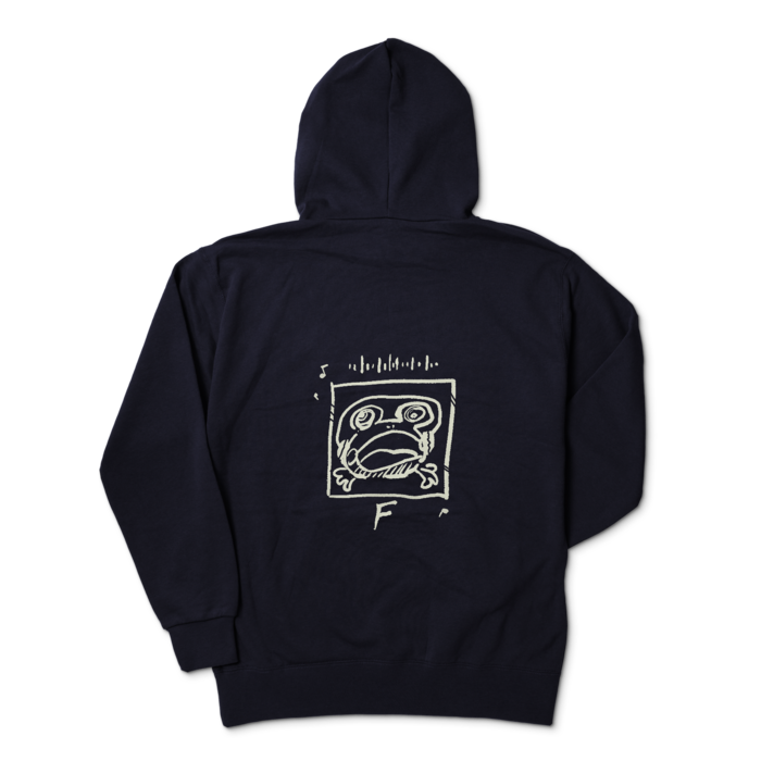 ジップパーカー - XL - ネイビー