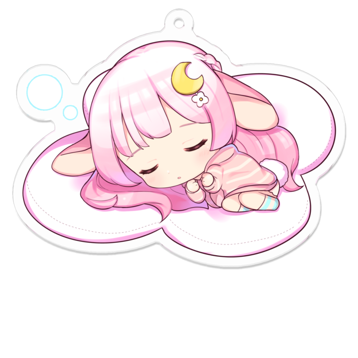 アクリルキーホルダー（コーティング） - 70 x 70 (mm)