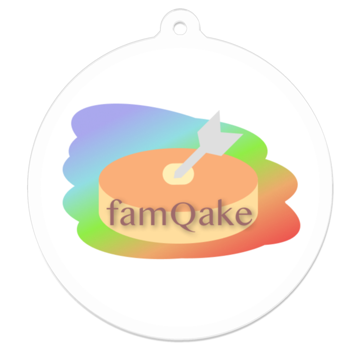 アクリルキーホルダー - 50 x 50 (mm)