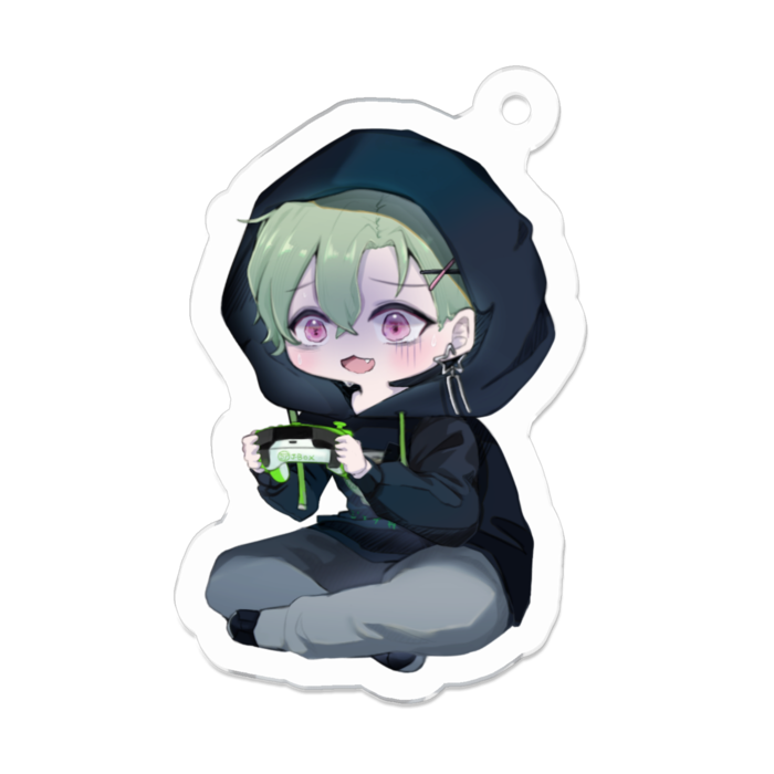 アクリルキーホルダー（コーティング） - 50 x 50 (mm)