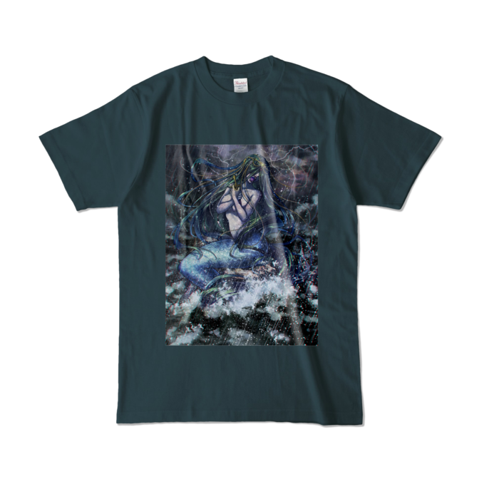 カラーTシャツ - L - デニム (濃色)