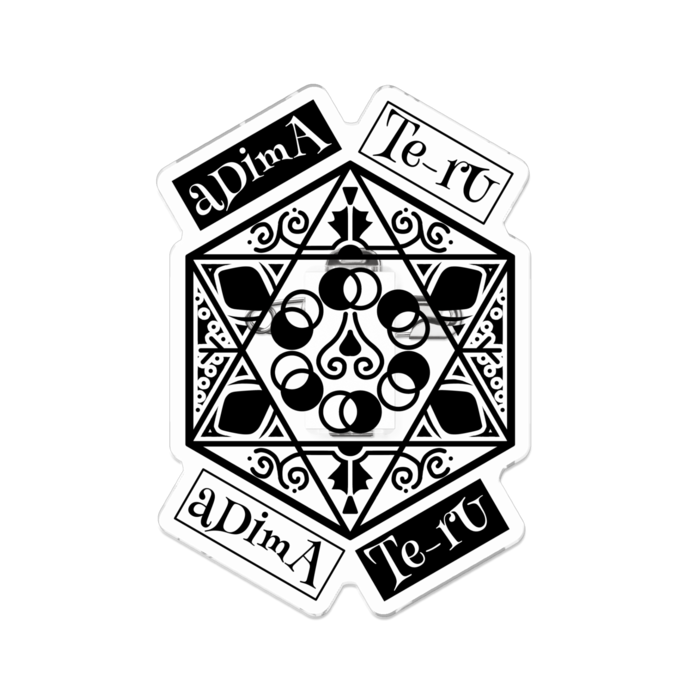 アクリルバッジ - 70 x 70 (mm)