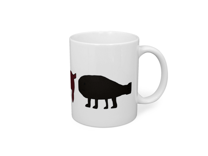 マグカップ - 直径 8 cm / 高さ 9.5 cm