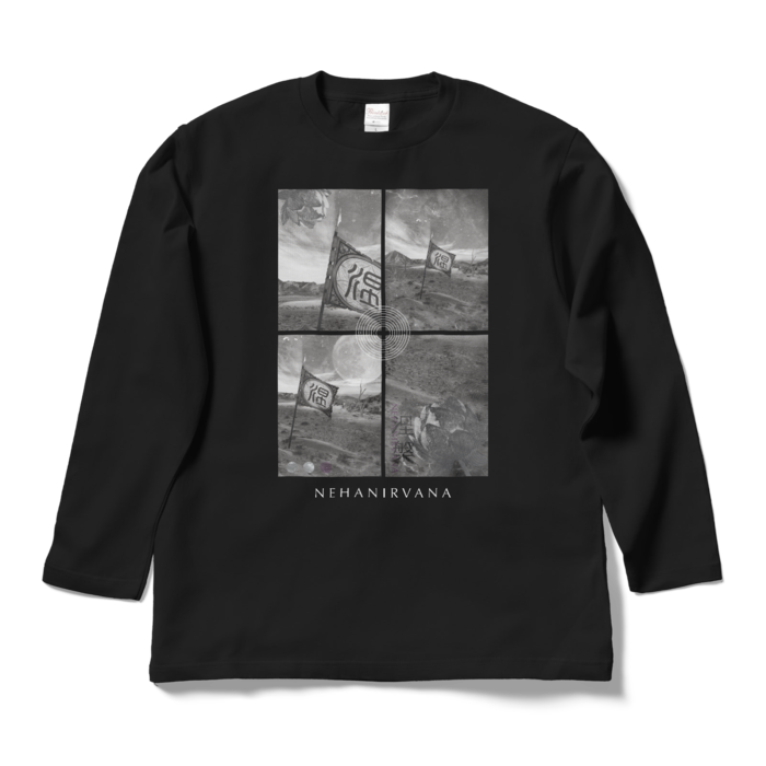 NEHAN FLAG LONG TEE / BLACK / L