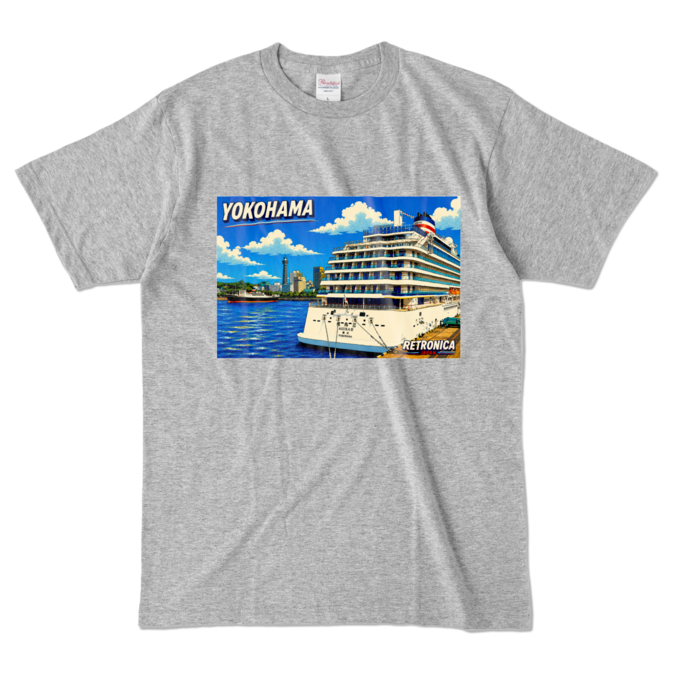 カラーTシャツ - L - 杢グレー (濃色)