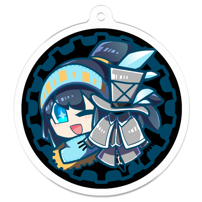 アクリルキーホルダー - 50 x 50 (mm)