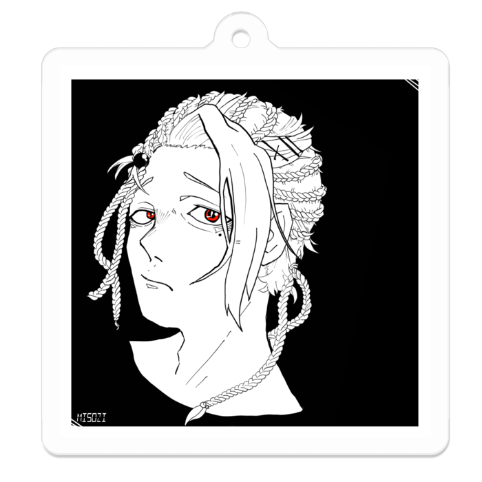 アクリルキーホルダー - 50 x 50 (mm)