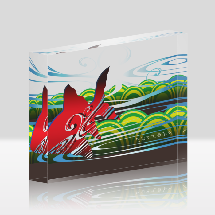 アクリルブロック - 148x100mm