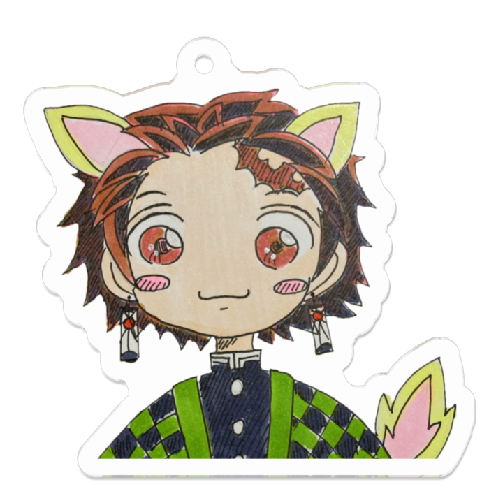 アクリルキーホルダー - 50 x 50 (mm)