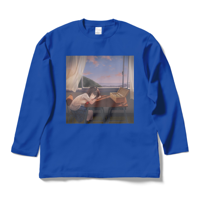 ロングスリーブTシャツ - L - ロイヤルブルー