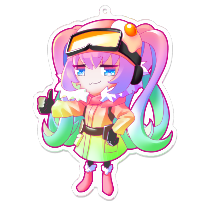 アクリルキーホルダー - 100 x 100 (mm)