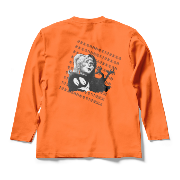 ロングスリーブTシャツ - M - オレンジ