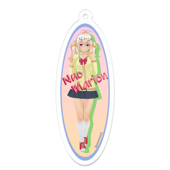 アクリルキーホルダー（コーティング） - 70 x 70 (mm)