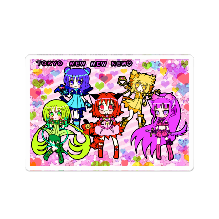 アクリルバッジ - 70 x 70 (mm)