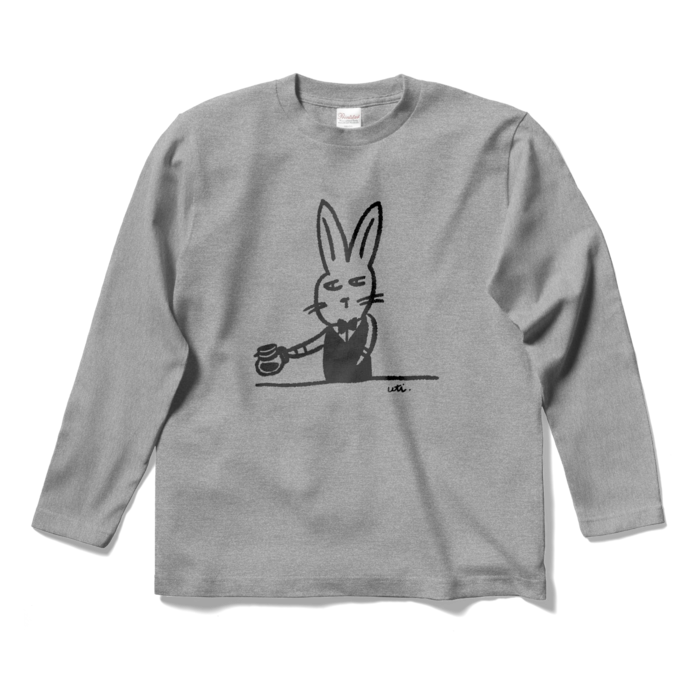 ロングスリーブTシャツ - S - 杢グレー