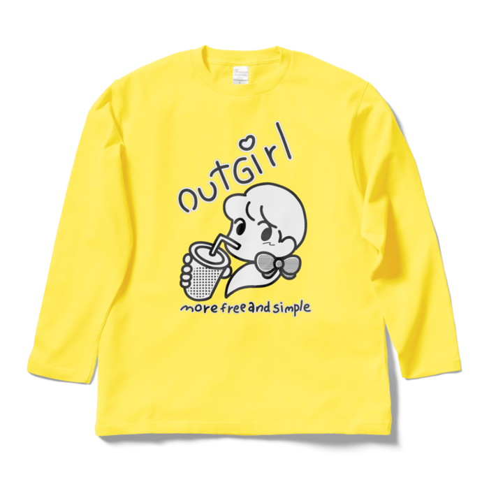 ロングスリーブTシャツ - L - イエロー