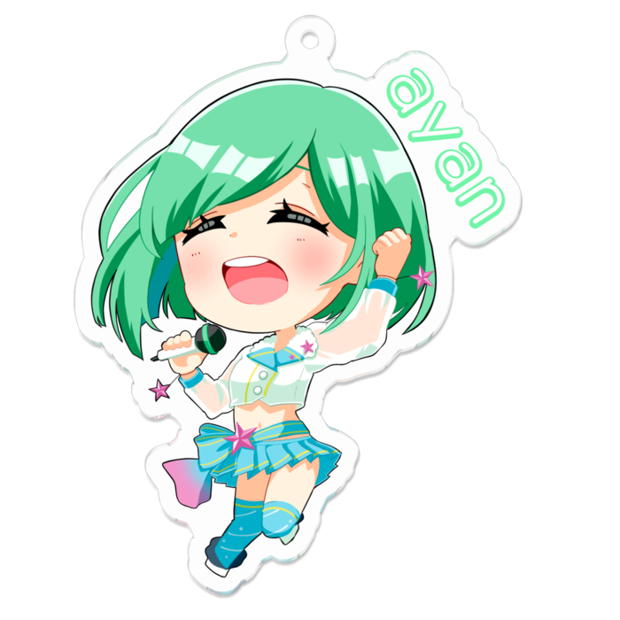 アクリルキーホルダー - 70 x 70 (mm)