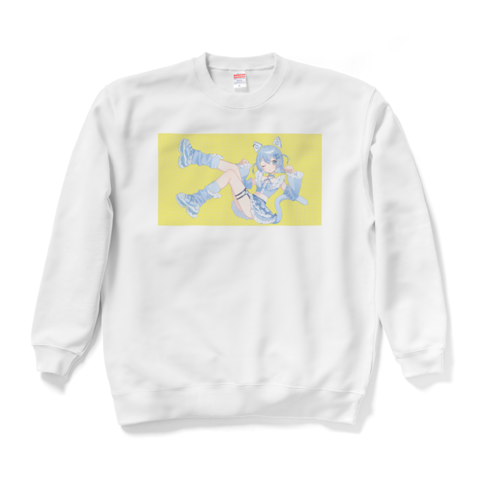 スウェット - XL - ホワイト×イエロー
