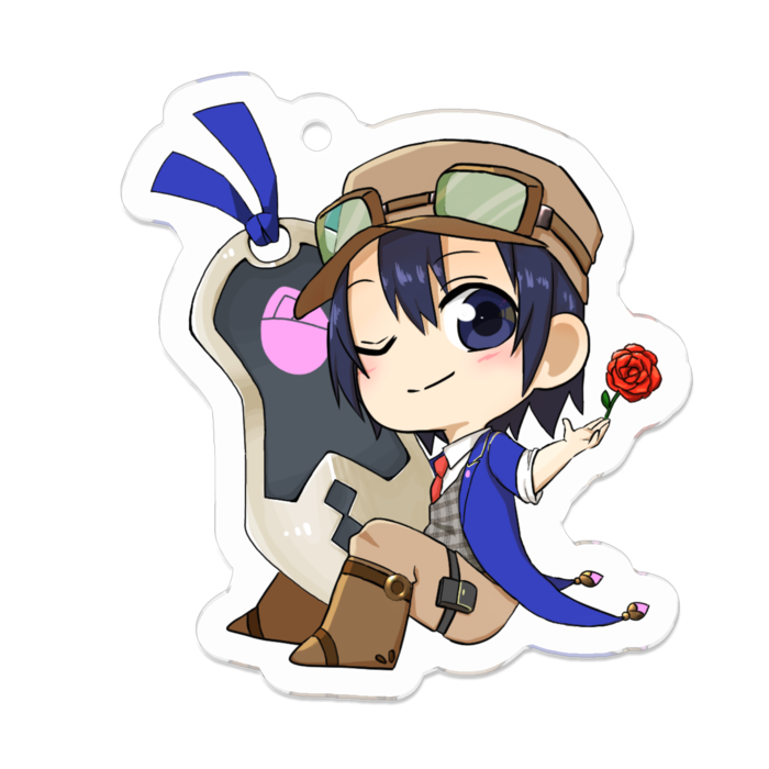 アクリルキーホルダー - 50 x 50 (mm)(1)