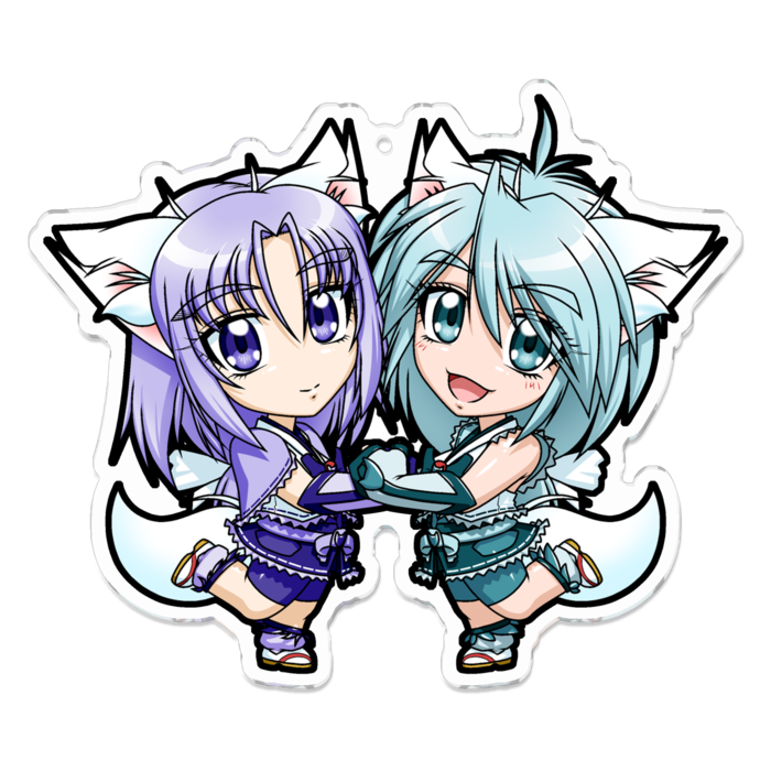 アクリルキーホルダー - 100 x 100 (mm)