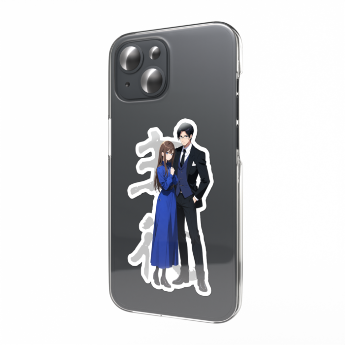 「主従」スマホステッカー - W55 × H91mm 以内