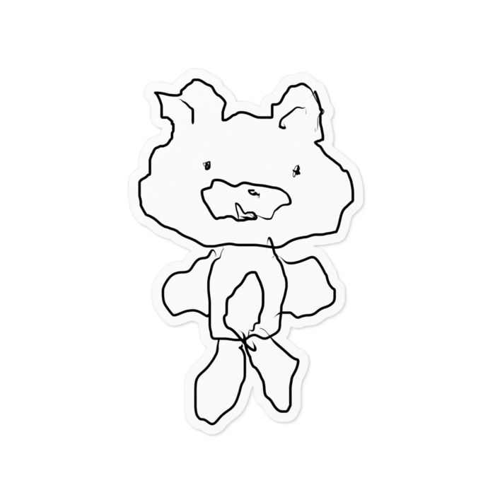 ステッカー - 100 x 100 (mm)