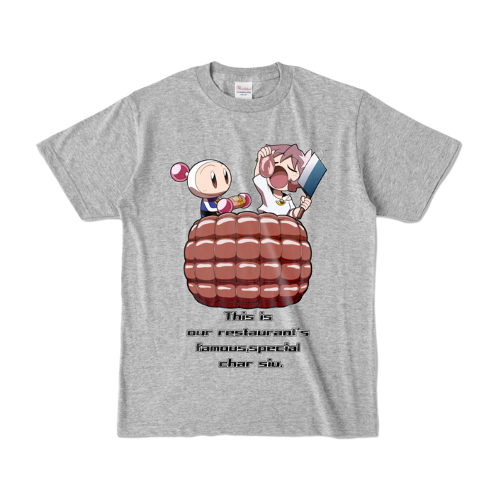 カラーTシャツ - S - 杢グレー (濃色)