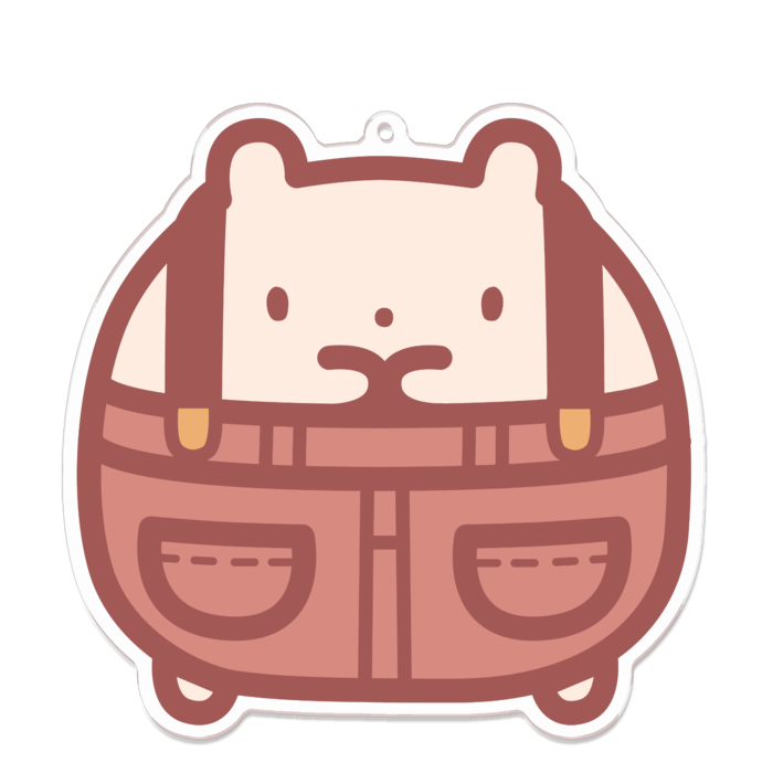 アクリルキーホルダー - 100 x 100 (mm)