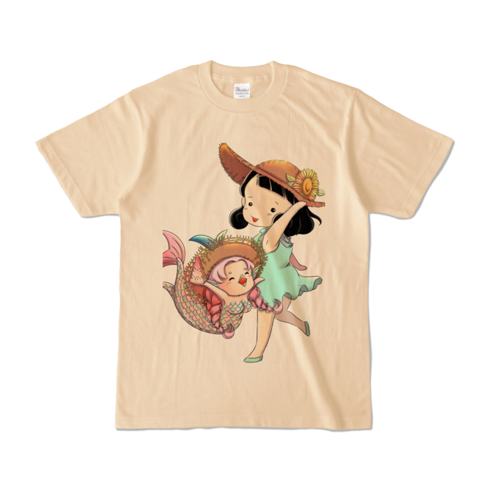 カラーTシャツ - S - ナチュラル (淡色)