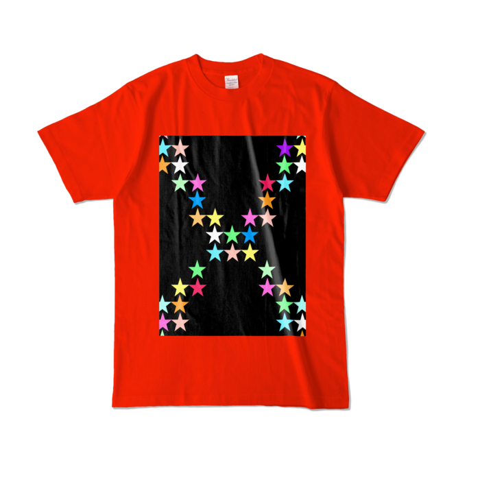 カラーTシャツ - L - レッド (濃色)