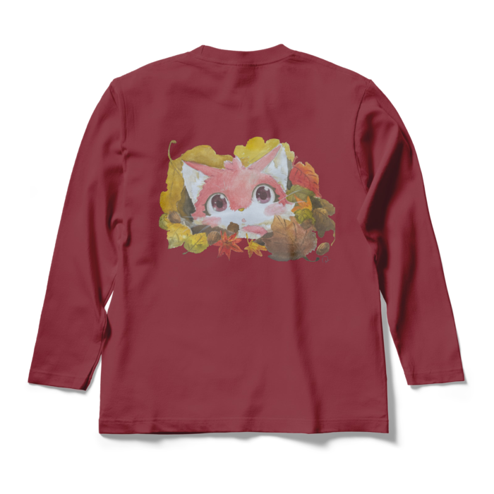 ロングスリーブTシャツ - M - バーガンディ(1)