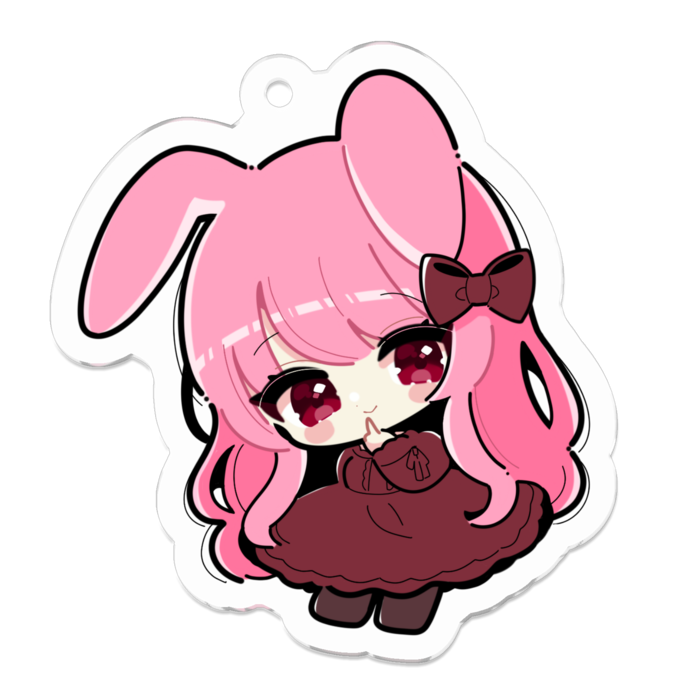 アクリルキーホルダー - 50 x 50 (mm)