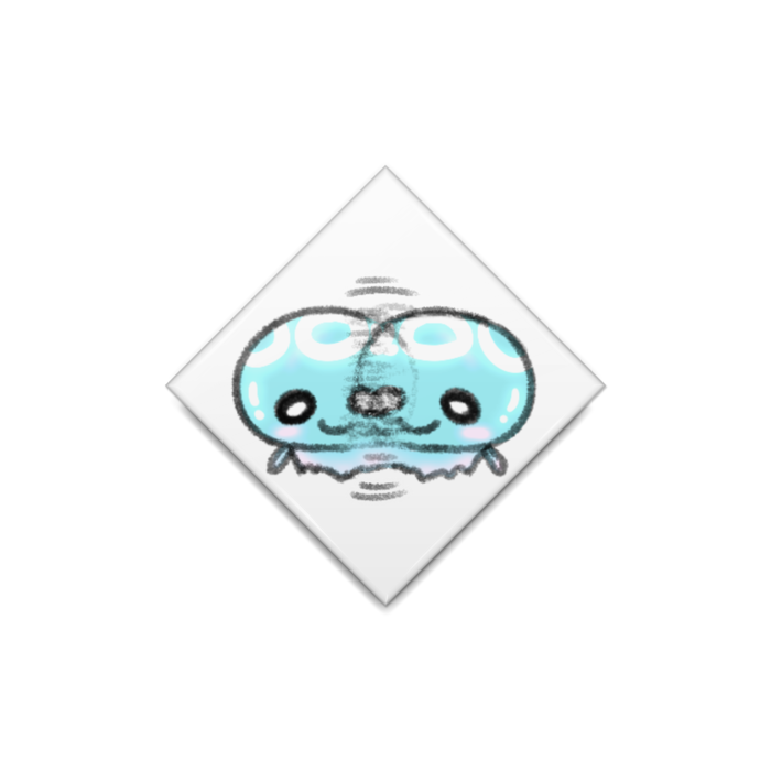 缶バッジ - ひし形40mm