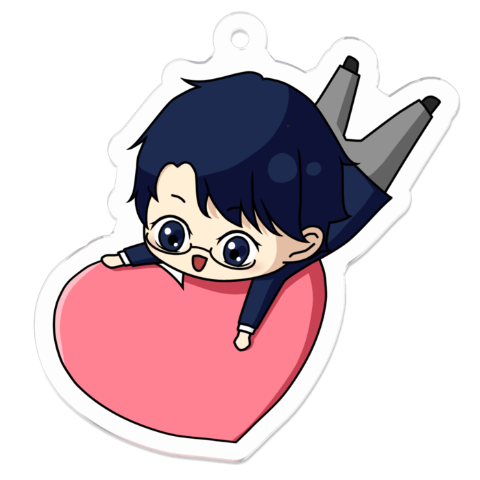 アクリルキーホルダー - 50 x 50 (mm)