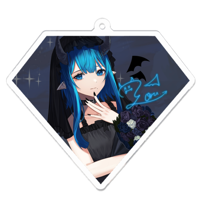 アクリルキーホルダー - 70 x 70 (mm)