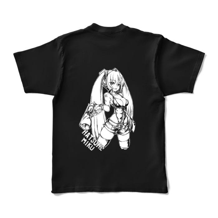 カラーTシャツ - XL - ブラック (濃色)