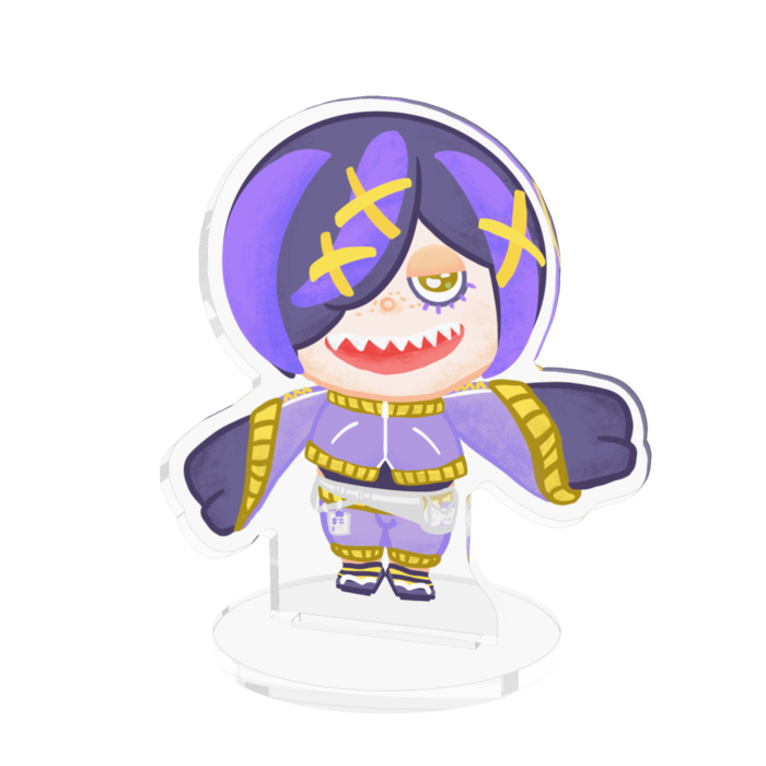 パペット風駄ゞ田メダアクリルフィギュア - 70x70mm