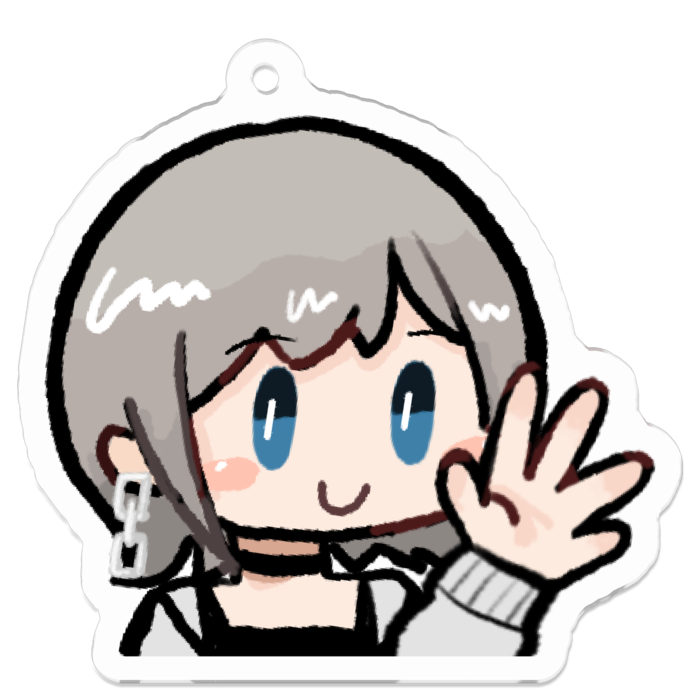 アクリルキーホルダー - 50 x 50 (mm)