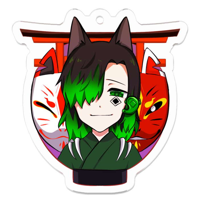 アクリルキーホルダー - 50 x 50 (mm)