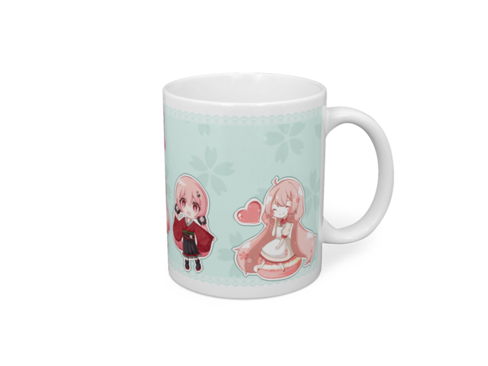 マグカップ - 直径 8 cm / 高さ 9.5 cm